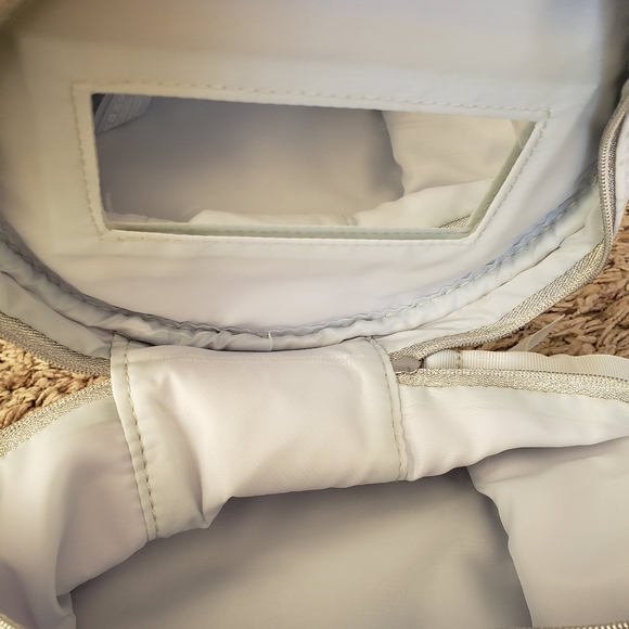 🦋clarins cosmetic round cosmetic case NWT  🦋 - Picture 5 of 8